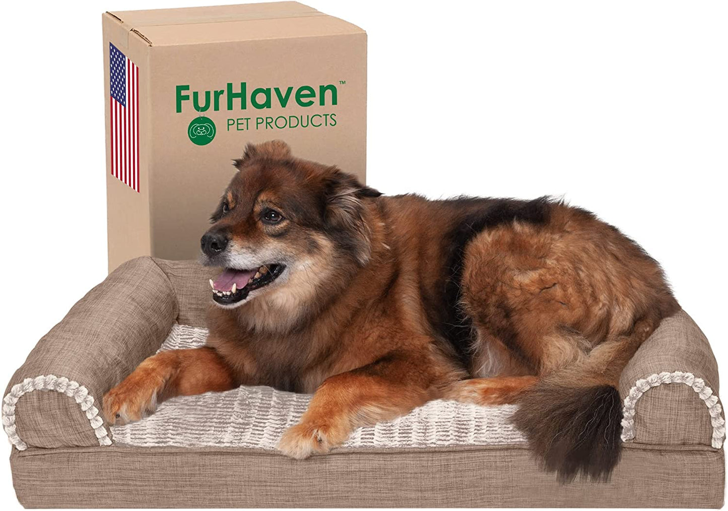 Orthopedic, Cooling Gel, and Memory Foam Pet Beds for Small, Medium, and Large Dogs and Cats - Luxe Perfect Comfort Sofa Dog Bed, Performance Linen Sofa Dog Bed, and More